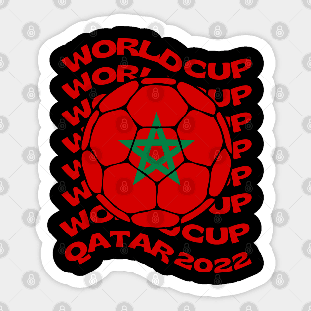 Morocco Football Sticker by footballomatic